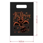 bolsa halloween murciélago negra troquelada