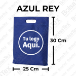 Bolsa troquel junior en cambrel personalizada color Azul Rey