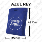 Bolsa troquelada jumbo en cambrel personalizada color azul claro