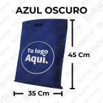 Bolsa troquelada jumbo en cambrel personalizada color azul claro