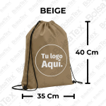 Tula deportiva en cambrel personalizada color beige
