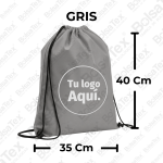 Tula deportiva en cambrel personalizada color gris