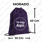 Tula deportiva en cambrel personalizada color morado