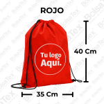 Tula deportiva en cambrel personalizada color rojo