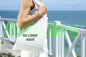 young woman with cotton bag standing near sea in s 2023 11 27 05 02 56 utc min